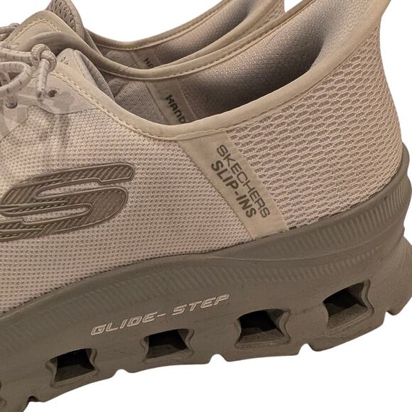 Sketchers Men\'s Slip-ins Sneaker Glide-Step Pro Natural Sz 11 main image 7